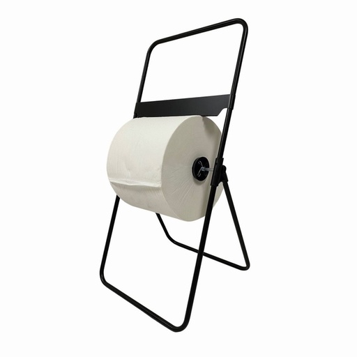 [QUA-438305] Poetspapierdispenser Euro Products V1 vloerstandaard zwart 