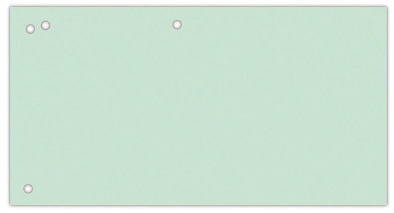 Verdeelstroken OFFICE products  240 x 105 mm groen (100)