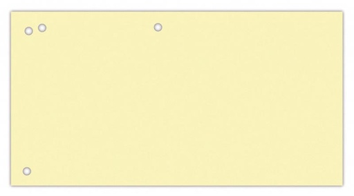 [TIM-7013506] Verdeelstroken OFFICE products  240 x 105 mm geel (100)