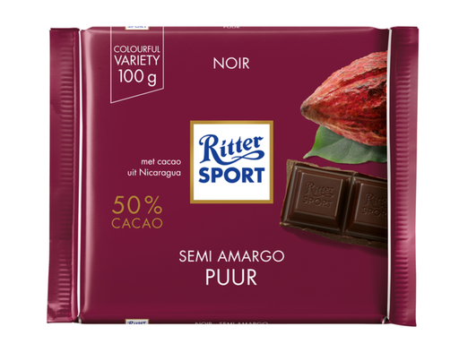 [QUA-31453] Chocolade Ritter Sport puur 100gr