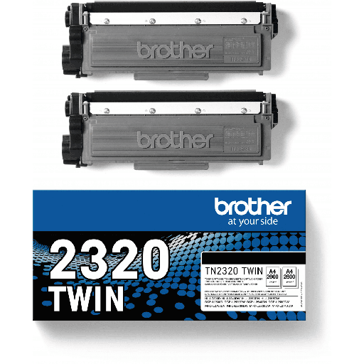 [BRO-TN2320TWIN] Toner Brother Mono Laser TN2320 TWIN 2 X 2.600 pag. 