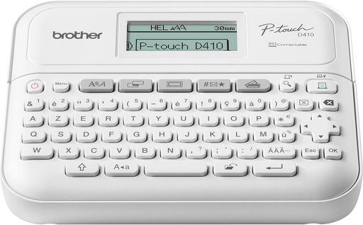 [PTO-PTD410] Beletteringsysteem Brother PT-D410 3,5-18mm wit