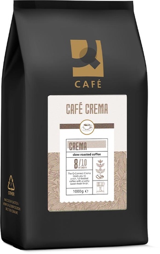 [TIM-KF10433] Koffiebonen Q-connect café crema 1kg