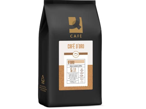 [TIM-KF10435] Koffiebonen Q-connect café D'oro 1kg 