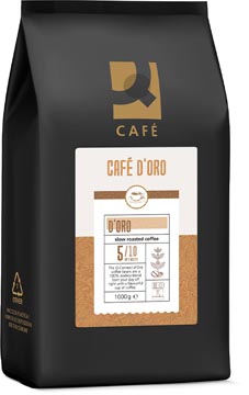 [TIM-KF10435] Koffiebonen Q-connect café D'oro 1kg 