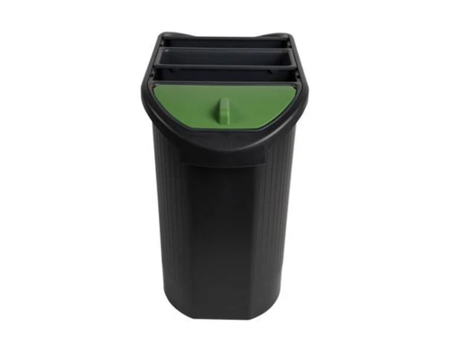 [EXA-42614D] Ecologische papiermand Exacompta 26l zwart/grijs