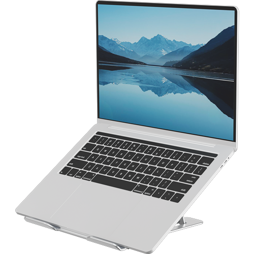 [FEL-100138867] Draagbare Laptop Standaard Alumia™ Zilver