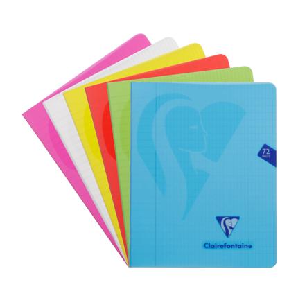 [TIM-300367C] Schrift Clairefontaine Mimesys PP A5+ 16,5x21cm 36blz met kantlijn assorti