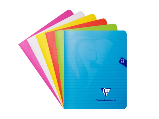 [TIM-300363C] Schrift Clairefontaine Mimesys PP A5+ 16,5x21cm 36blz met kantlijn assorti 