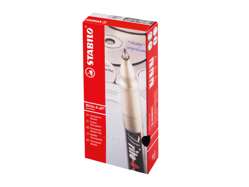 [QUA-146/46] Viltstift Stabilo Write-4-all 1mm medium zwart