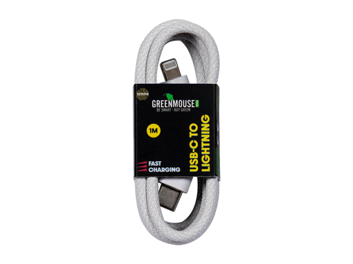 [TIM-6956807] Kabel Greenmouse USB-C naar 8-pin 1 m   woven