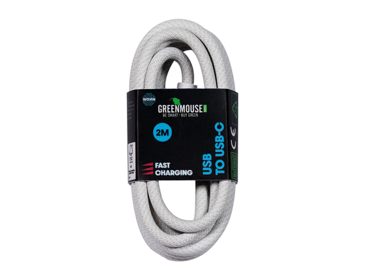 [TIM-46956804] Kabel Greenmouse USB-A naar USB-C 2 m woven