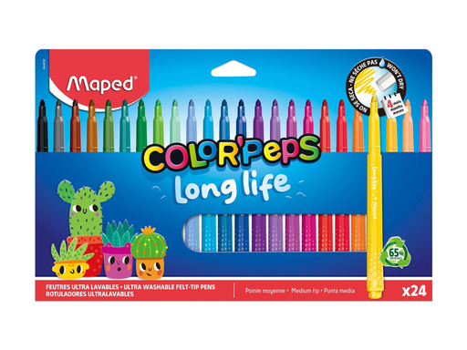 [TIM-844002] Viltstift Maped Color'Peps (24)