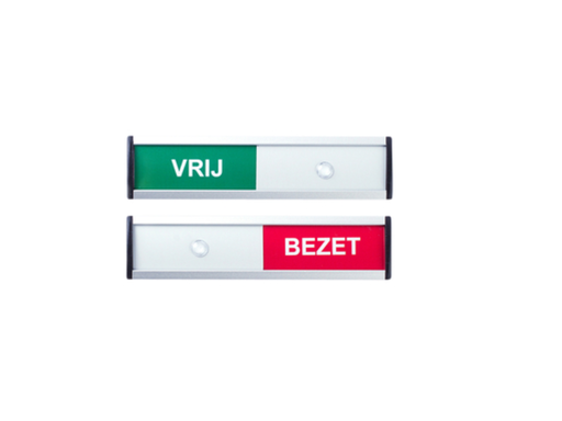 [QUA-39204] Infobord vrij/bezet 125x30mm 