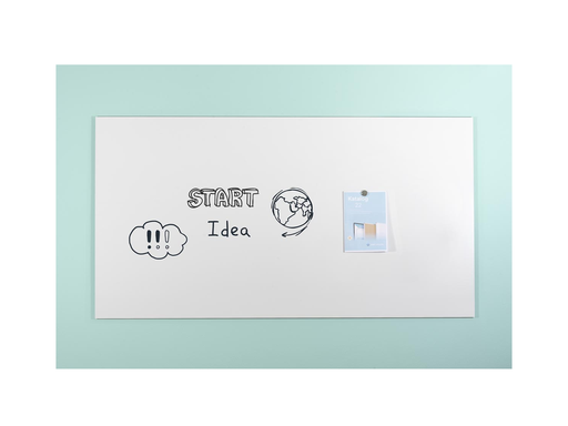 [TIM-1200102] Frameloos whiteboard smit Visual gelakt staal magnetisch 98x198cm