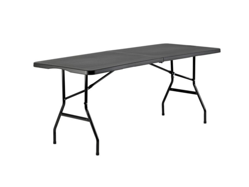 [QUA-8712623] Vouwtafel BRASQ 180x70x74cm FT180 zwart 