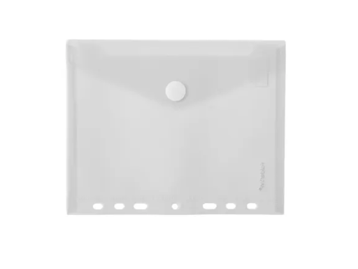 [KAN-40156-04] Geperforeerde documentmap Foldersys PP A5 met velcro + transparant