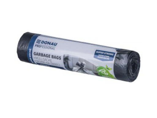 [TIM-2213322] Professional vuilniszak Donau 31µ 69x62cm zwart (10)