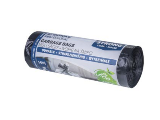 [TIM-2227742] Professional vuilniszak Donau 35µ 90x110cm 160l zwart (10)
