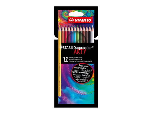 [TIM-1612120] Kleurpotlood Stabiloaquacolor arty assorti (12)