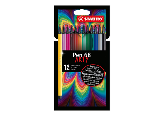 [TIM-1794092] Viltstift Stabilo pen 68 arty assorti (12)