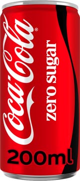 [TIM-051117] Frisdrank Coca Cola zero 20cl blik (24)