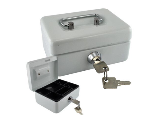 [TIM-5603002] Geldkoffer Maul met muntgleuf 125x105x62mm wit
