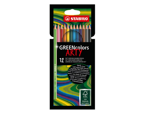 [TIM-601912] Kleurpotlood Stabilo Geen arty assorti (12)