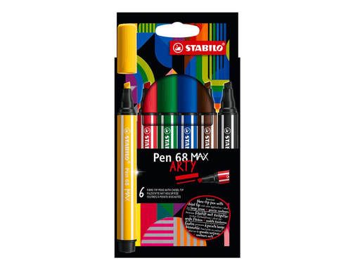 [TIM-7680621] Viltstift Stabilo pen 68 max arty assorti (6)