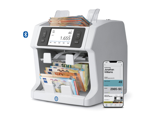 [TIM-1120755] Biljettelmachine Safescan 2985-SC incl safescan app met 10-voudige valsgelddetectie