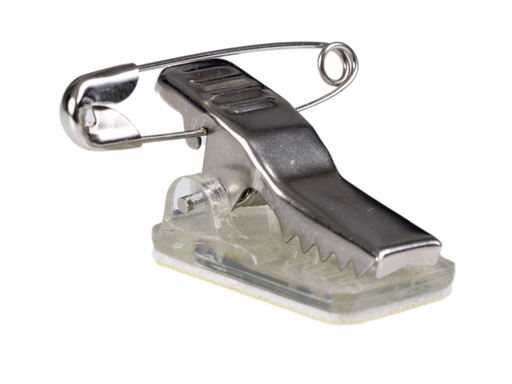 [TIM-121266] Clip met speld voor badge Europel zelfklevend 23x13mm (50)