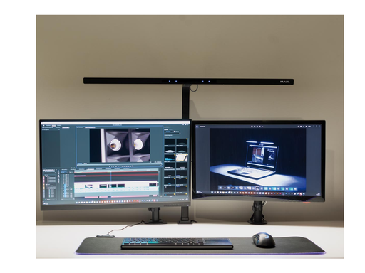 [TIM-8189890] Bureaulamp Gate MAUL led dimbaar met tafelklem zwart