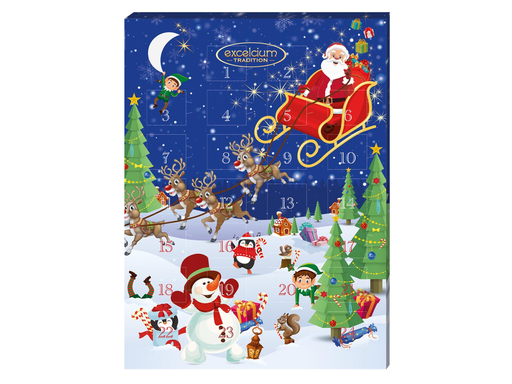 [TIM-91420] chocolade adventskalender Excelcium 65gr