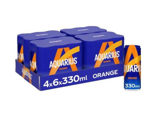 [TIM-51038] Frisdrank Aquarius orange 33cl (24)