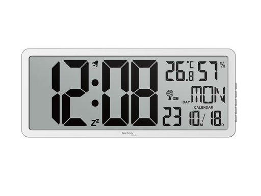[KAN-WS8135] Wandklok Technoline WS 8135 digitaal 367x157x24 mm 