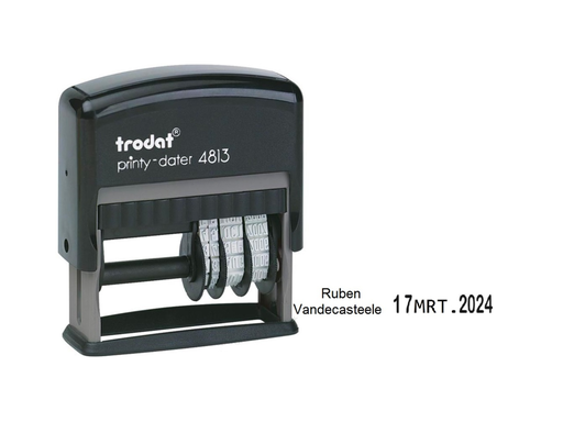 [TRO-4813] Trodat Printy datumstempel 4813 + tekst