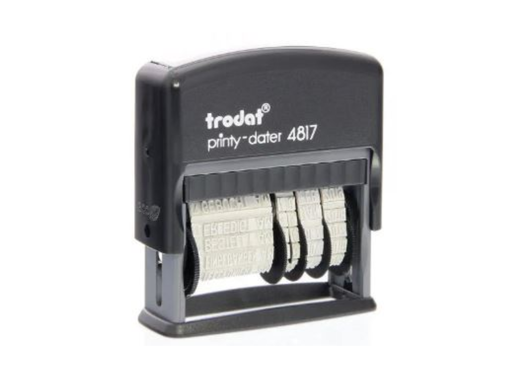 [TRO-D-BL4817] Trodat Printy datumstempel + vaste teksten