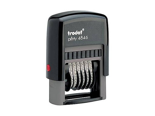 [TRO-D-BL4846] Trodat printy nummerstempel 4846 6 cijfers 4mm