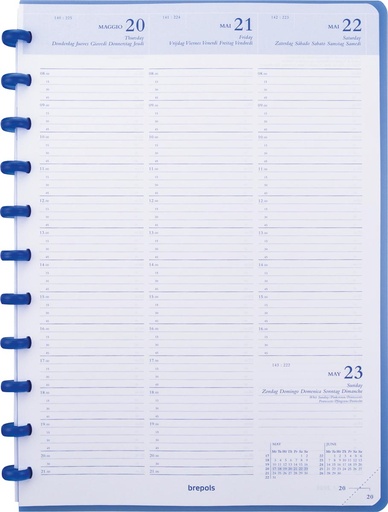 [AGE-42004] Agenda Atoma A4 zestalig assorti 2026 1 week/2 pagina's