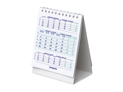 [AGE-852902] Bureaukalender Brepols verticaal 2027