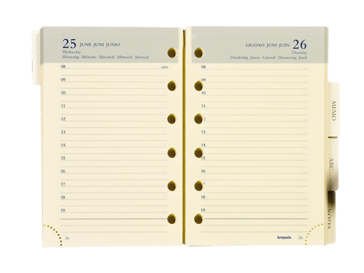 [AGE-430902] Vulling Brepols Brefax 21 agendagedeelte 2027