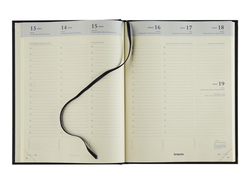 [AGE-136256] Agenda Brepols Timing Lima 171x220mm zestalig assorti 2027 1 week/2 pagina's