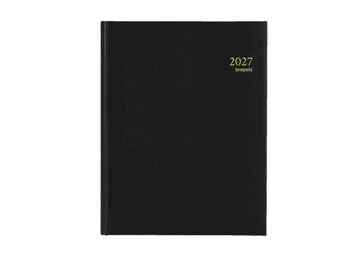 [AGE-136256Z] Agenda Brepols Timing Lima 171x220mm zestalig zwart 2027 1 week/2 pagina's