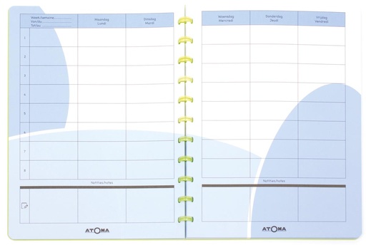 [AGE-A420002] Lerarenagenda Atoma A4 assorti 2027