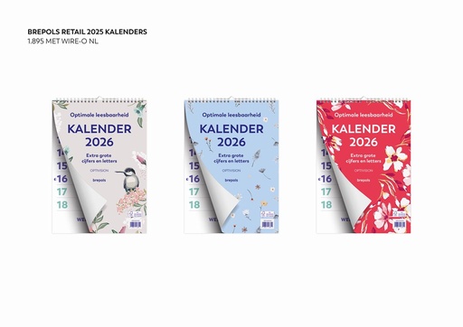 [AGE-895902] Kalender Brepols Optivision 210x297mm 2026