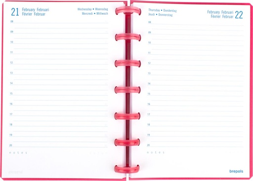 [AGE-42001] Schoolagenda Atoma 129x176mm assorti 2025-2026