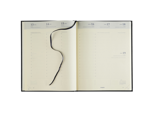 [AGE-240256Z] Agenda Brepols Concorde Lima 210x270mm zestalig zwart 2027 1 week/2 pagina's