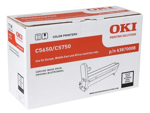 [OKI-43870008] Drum Oki Color Laser 43870008 C5650dn 20.000 pag. BK
