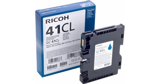 [RIC-GC41CL] Cartridge Ricoh Inkjet GC41 Aficio SG 2100N 400 pag. CY (405766)