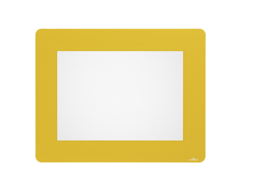 [DUR-180804] Vloermarkering Durable sticker kader voor A4 documenten verwijderbaar geel (10)